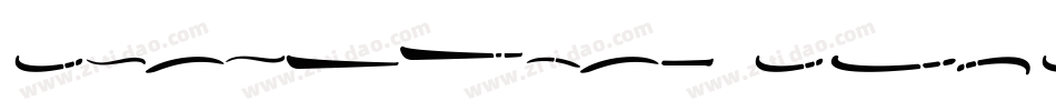Sketchley Swash BT字体转换